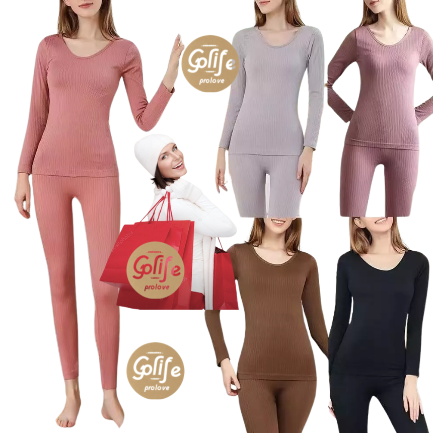 ❄️ Conjunto Térmico Soft Glam Inverno – Quentinho, Estiloso e com Cores Suaves para o Frio!