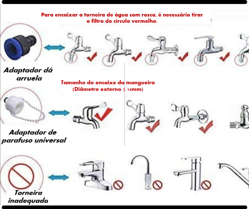 Mangueira de banho com Luva de silicone massageadora