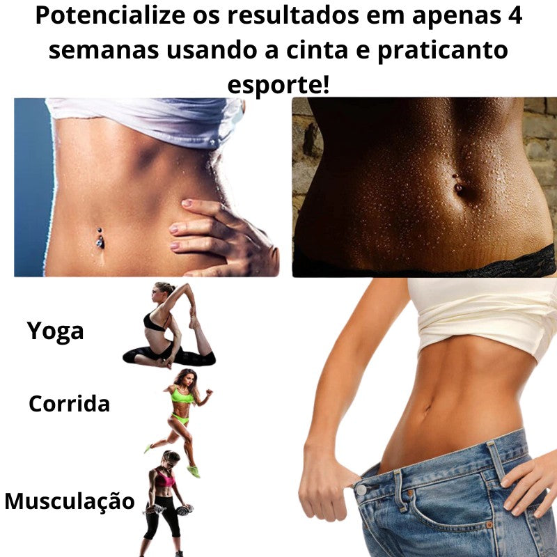 Cinta Abdominal Feminina Hot Wind – Compressão Máxima para um Corpo Definido em pouco tempo