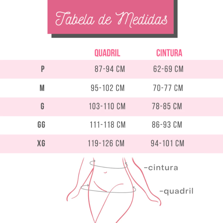 🖤 KIT com 2 Calcinhas GALENA Cinta Modeladora Cós Alto – Zero Barriga & Pós-Parto